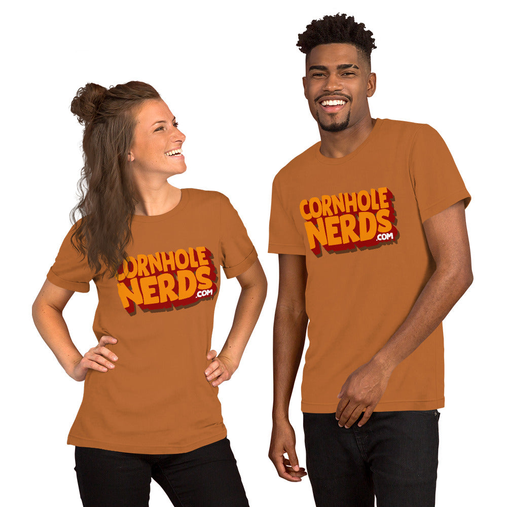 Cornhole Nerds logo Unisex t-shirt