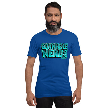 Cornhole Nerds "The Facebook profile pic Logo" Unisex t-shirt