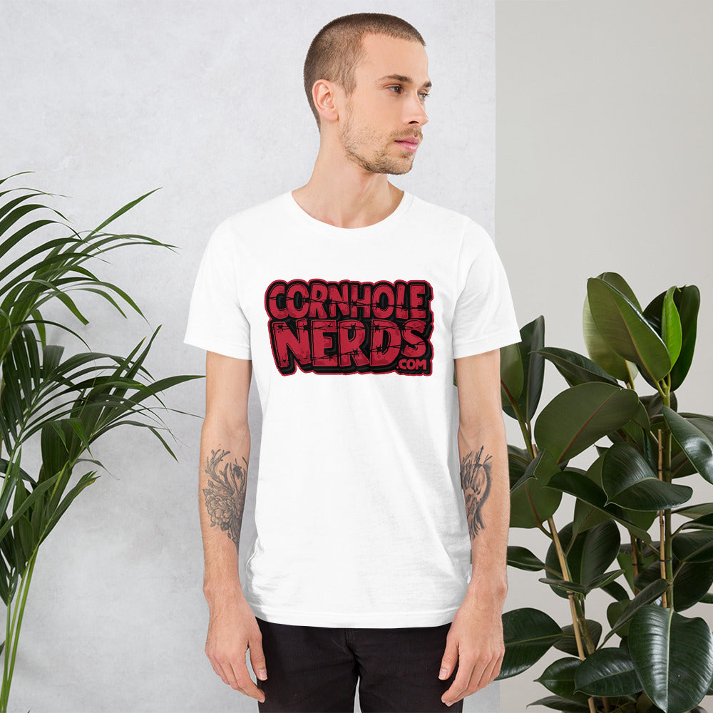 Red/Black Barbed wire Nerds Unisex t-shirt