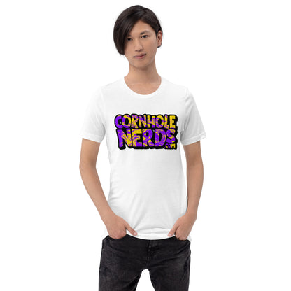 Lola's Purple/Yellow Swirl NerdWear Unisex t-shirt