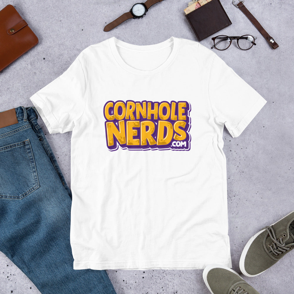 Cornhole Nerds fear the goose logo Unisex t-shirt