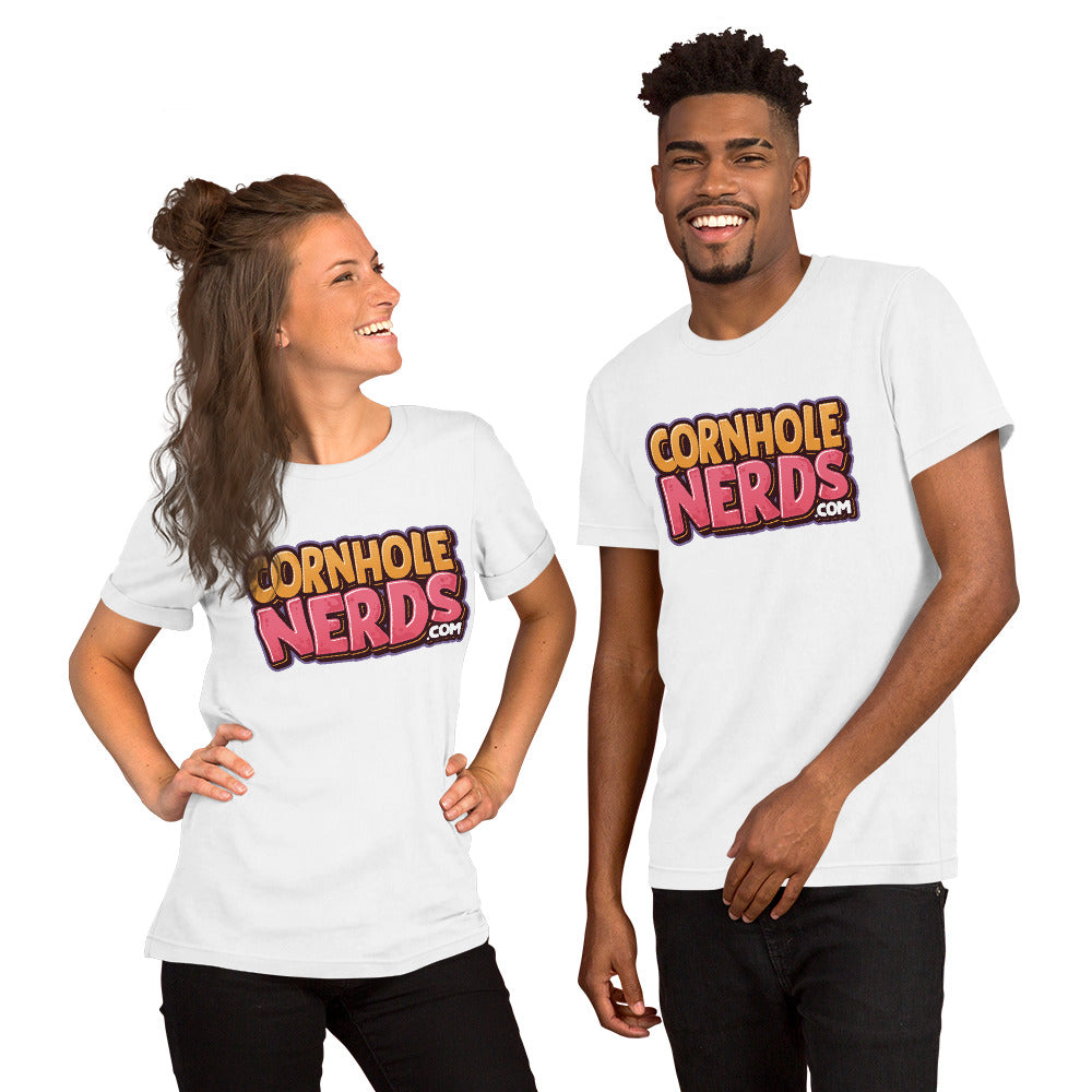 Cornhole Nerds logo Unisex t-shirt