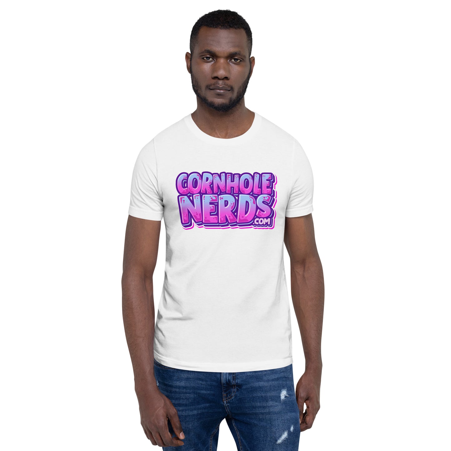 Cornhole Nerds told my partner to board it for the win logo Unisex t-shirt