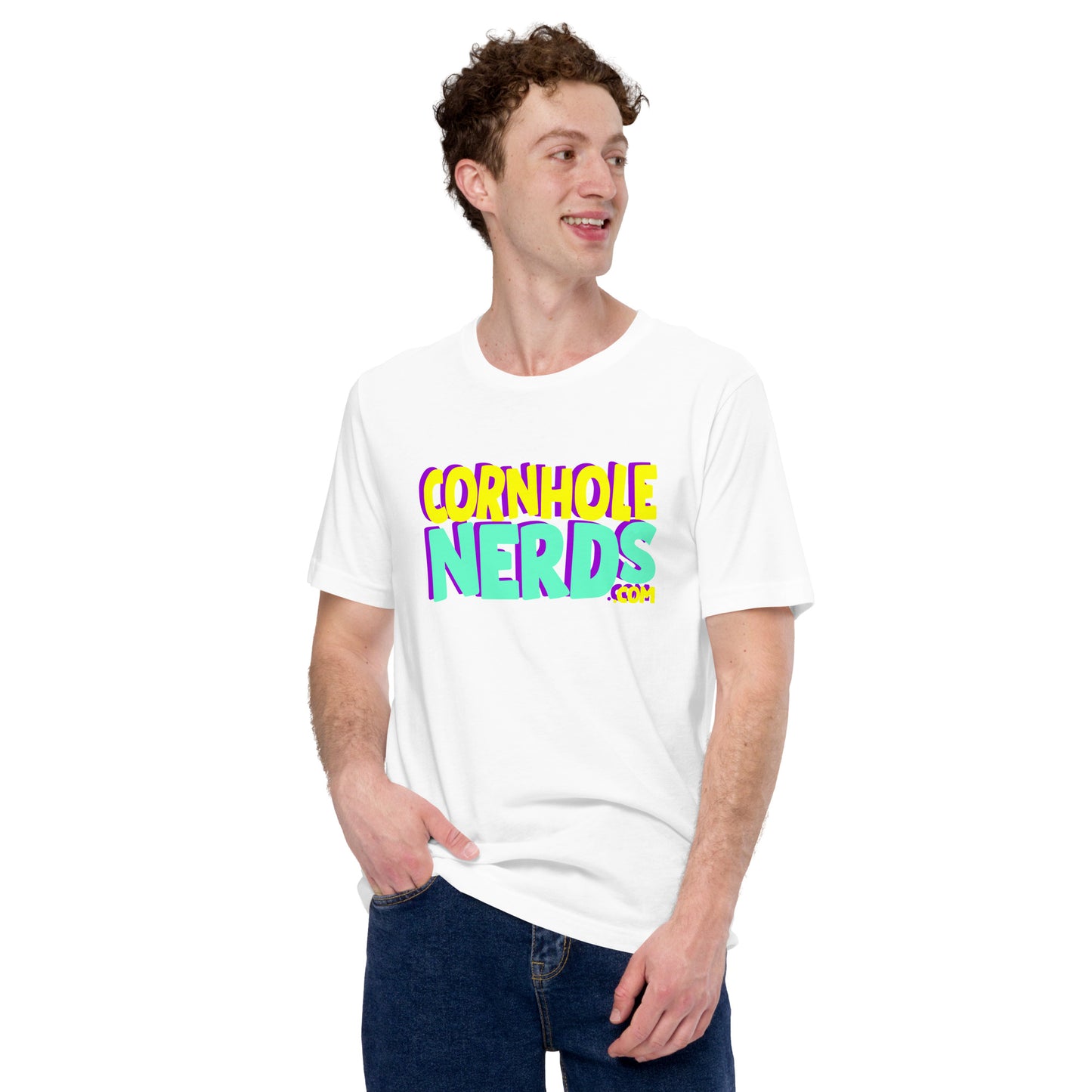 Cornhole Nerds Easter eggs logo Unisex t-shirt