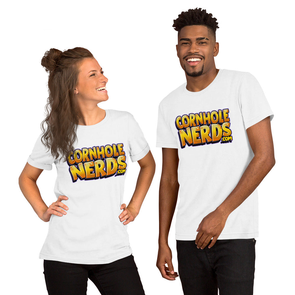 Cornhole Nerds toast logo Unisex t-shirt