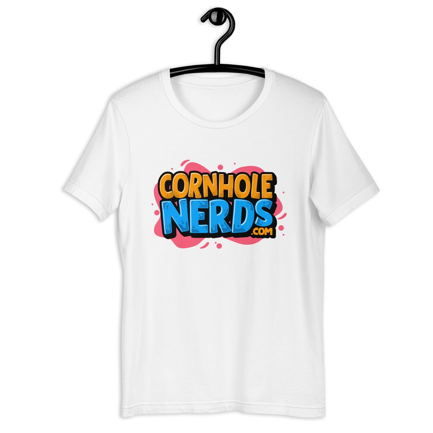 Cornhole Nerds logo Unisex t-shirt