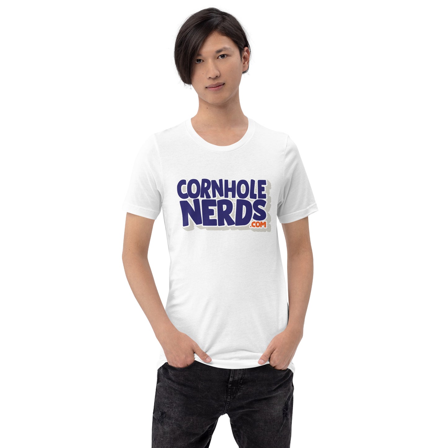 Cornhole Nerds logo Unisex t-shirt