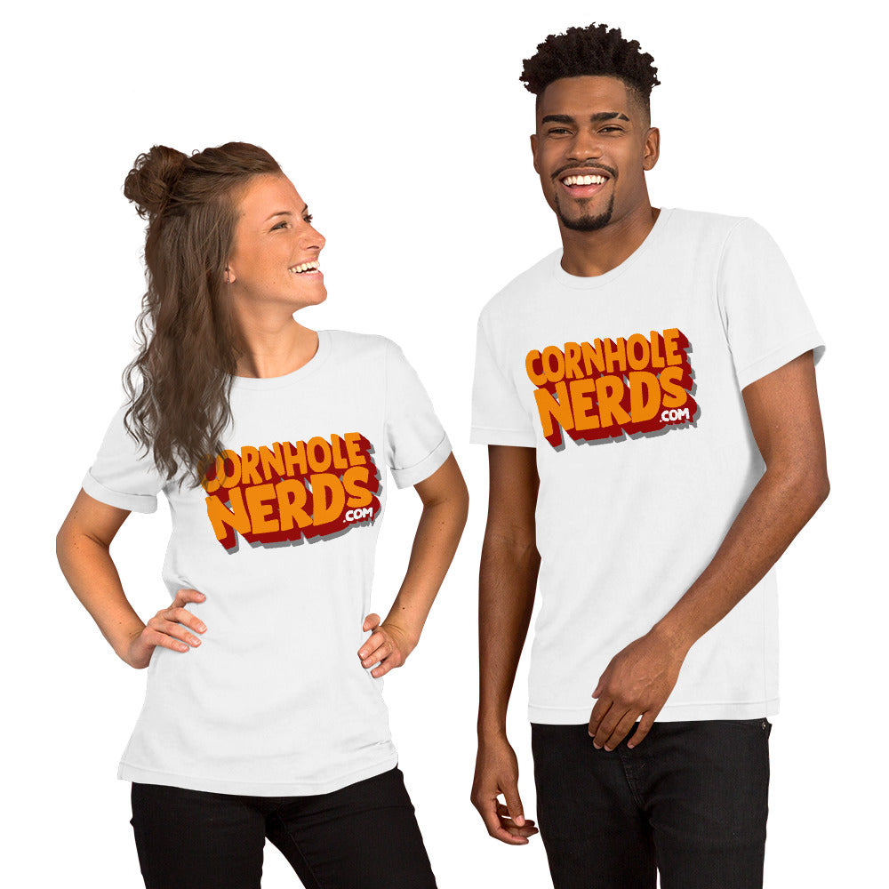 Cornhole Nerds logo Unisex t-shirt