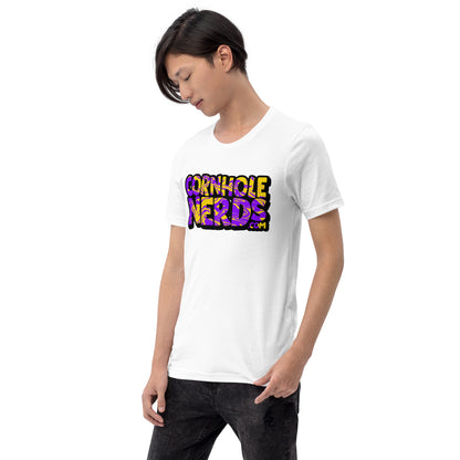 Lola's Purple/Yellow Swirl NerdWear Unisex t-shirt