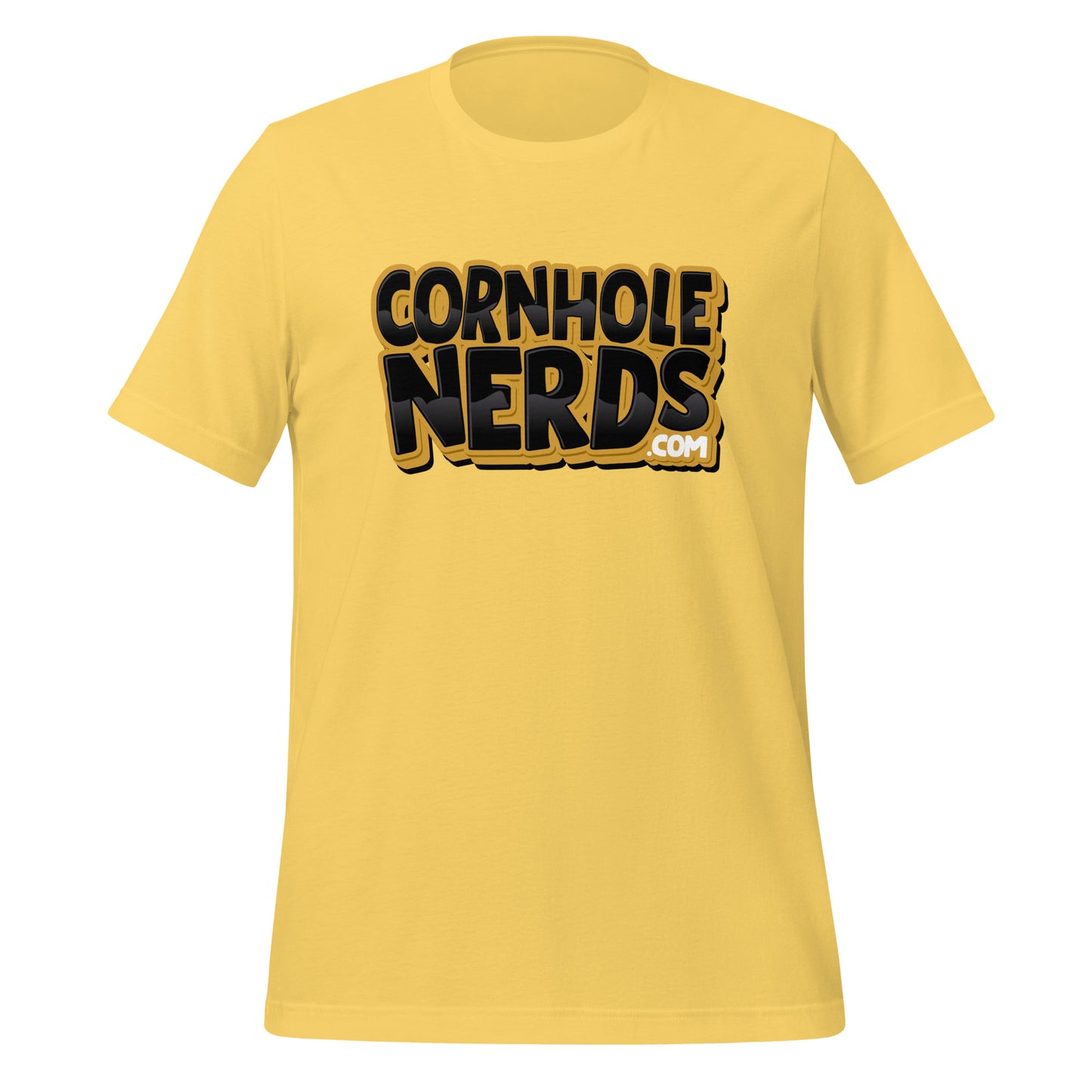 Cornhole Nerds black/dark yellowish Unisex t-shirt