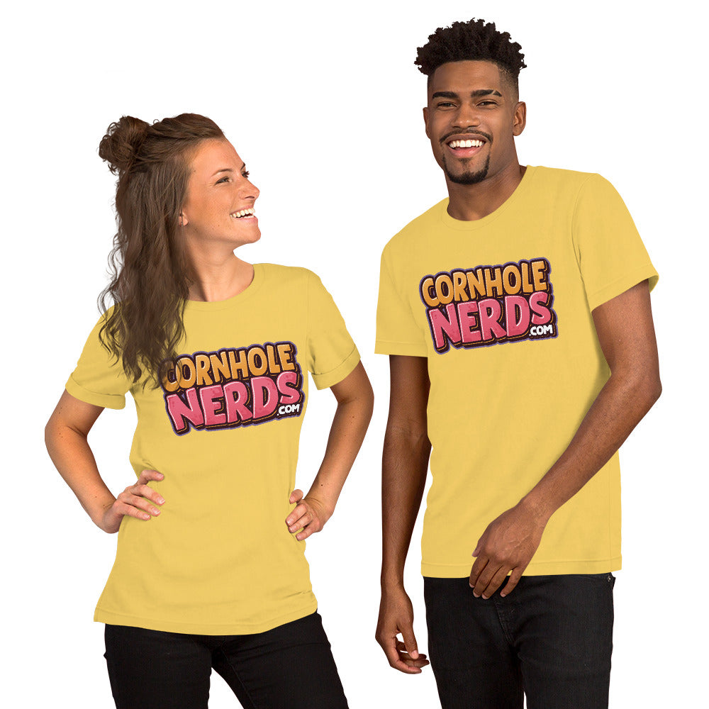 Cornhole Nerds logo Unisex t-shirt