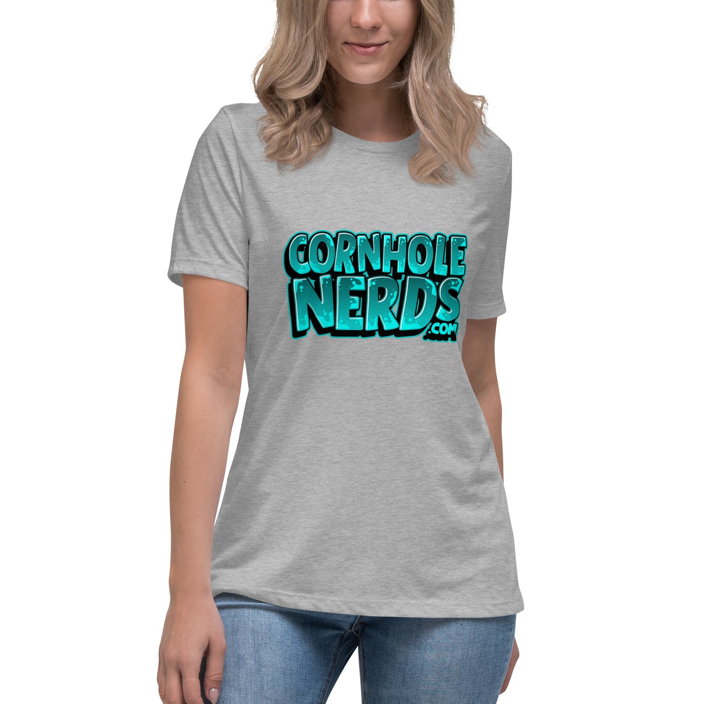 Cornhole Nerds "The Facebook profile pic logo" Women's Relaxed T-Shirt