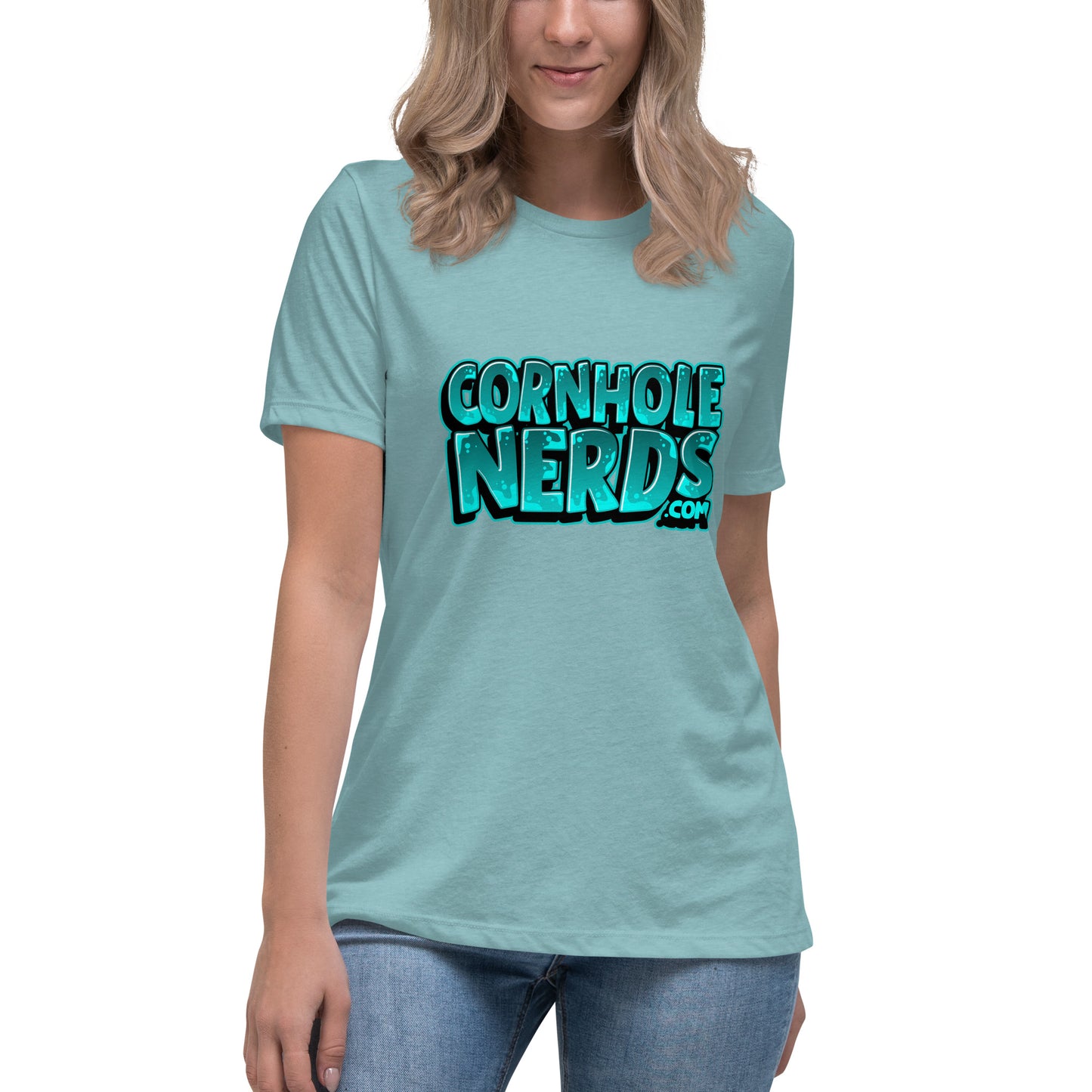 Cornhole Nerds "The Facebook profile pic logo" Women's Relaxed T-Shirt