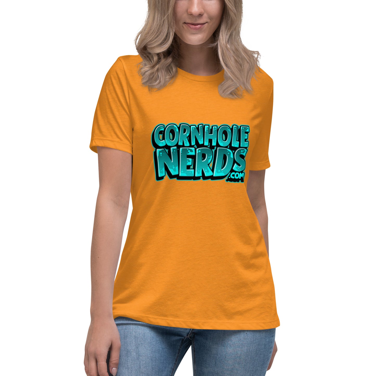 Cornhole Nerds "The Facebook profile pic logo" Women's Relaxed T-Shirt