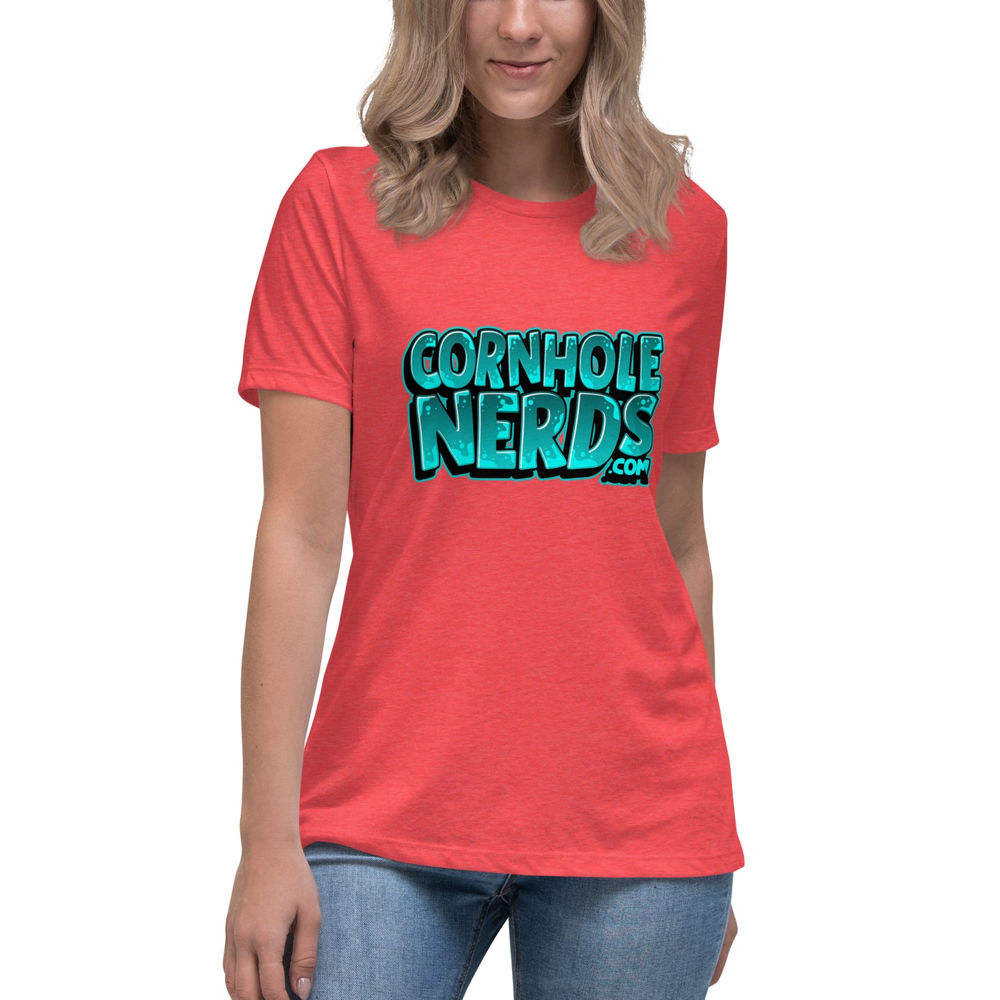 Cornhole Nerds "The Facebook profile pic logo" Women's Relaxed T-Shirt