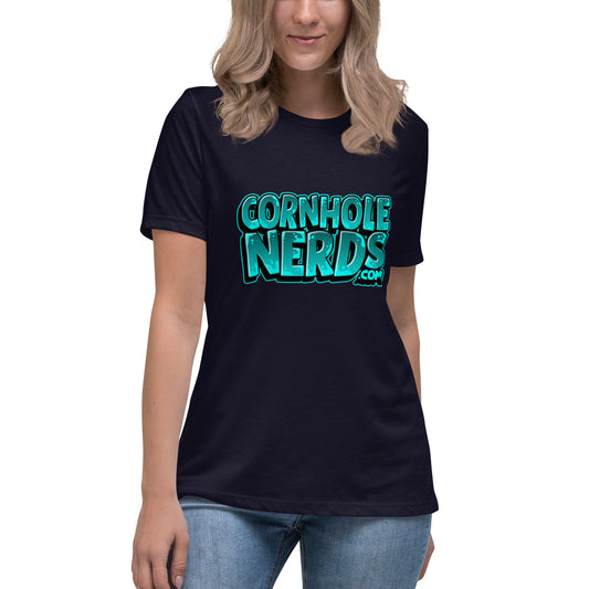 Cornhole Nerds "The Facebook profile pic logo" Women's Relaxed T-Shirt