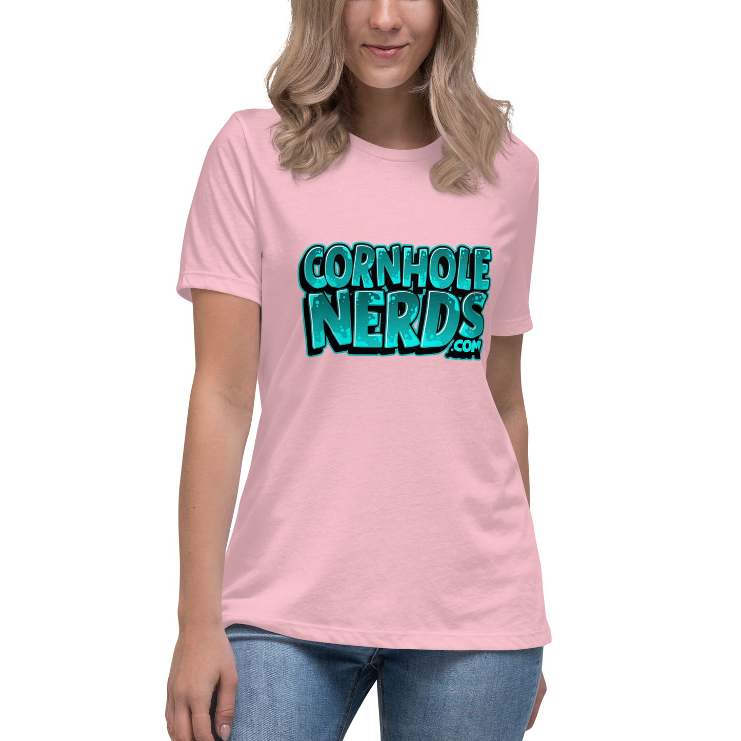 Cornhole Nerds "The Facebook profile pic logo" Women's Relaxed T-Shirt