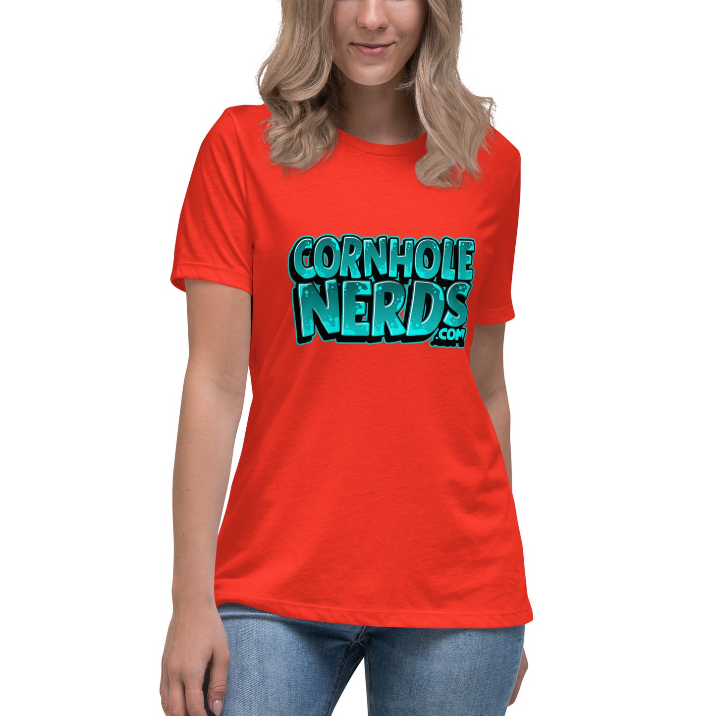 Cornhole Nerds "The Facebook profile pic logo" Women's Relaxed T-Shirt