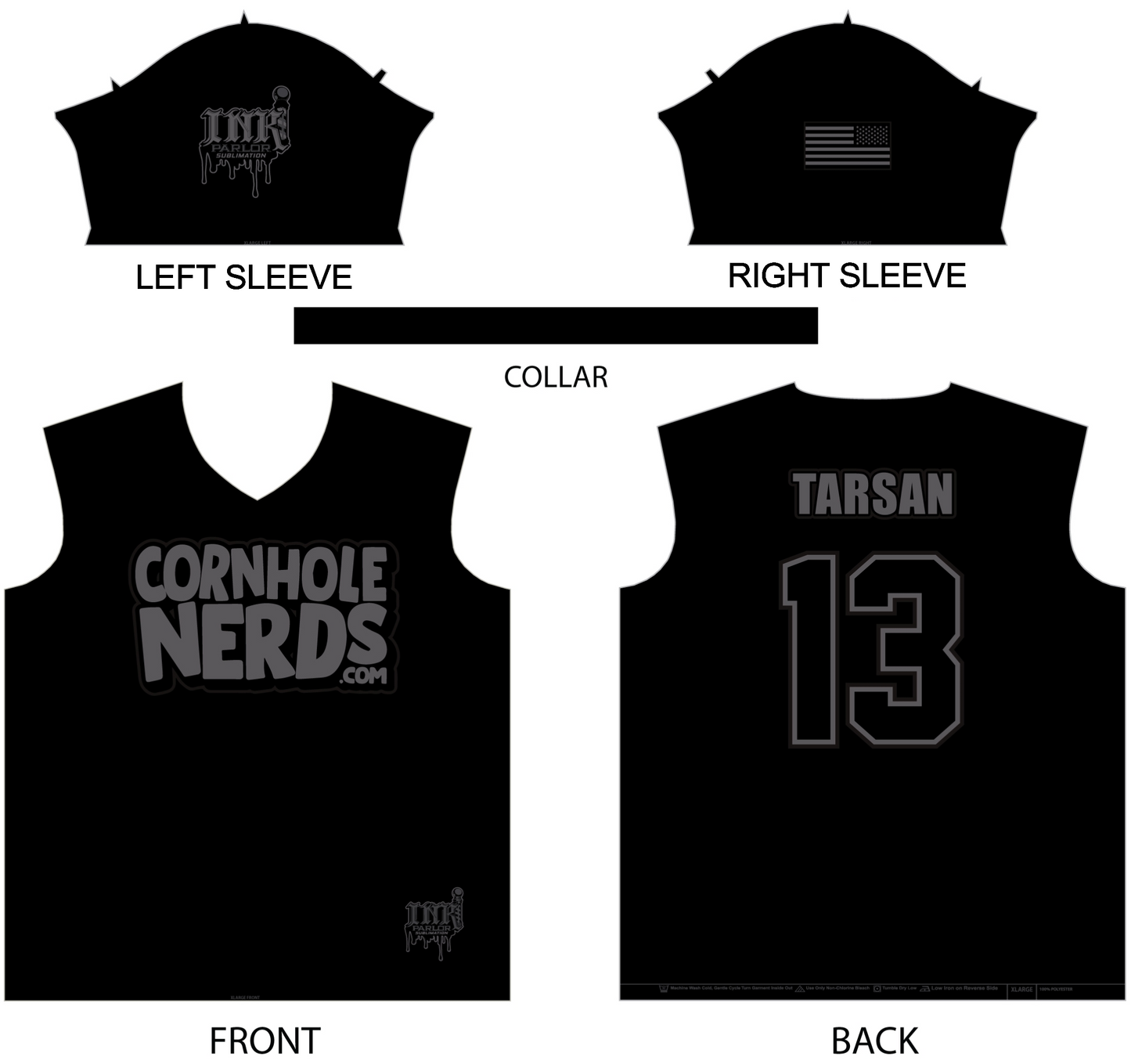 Cornhole Nerds Blackout, Nerds Everywhere, Nerd-Nado Jersey(s)