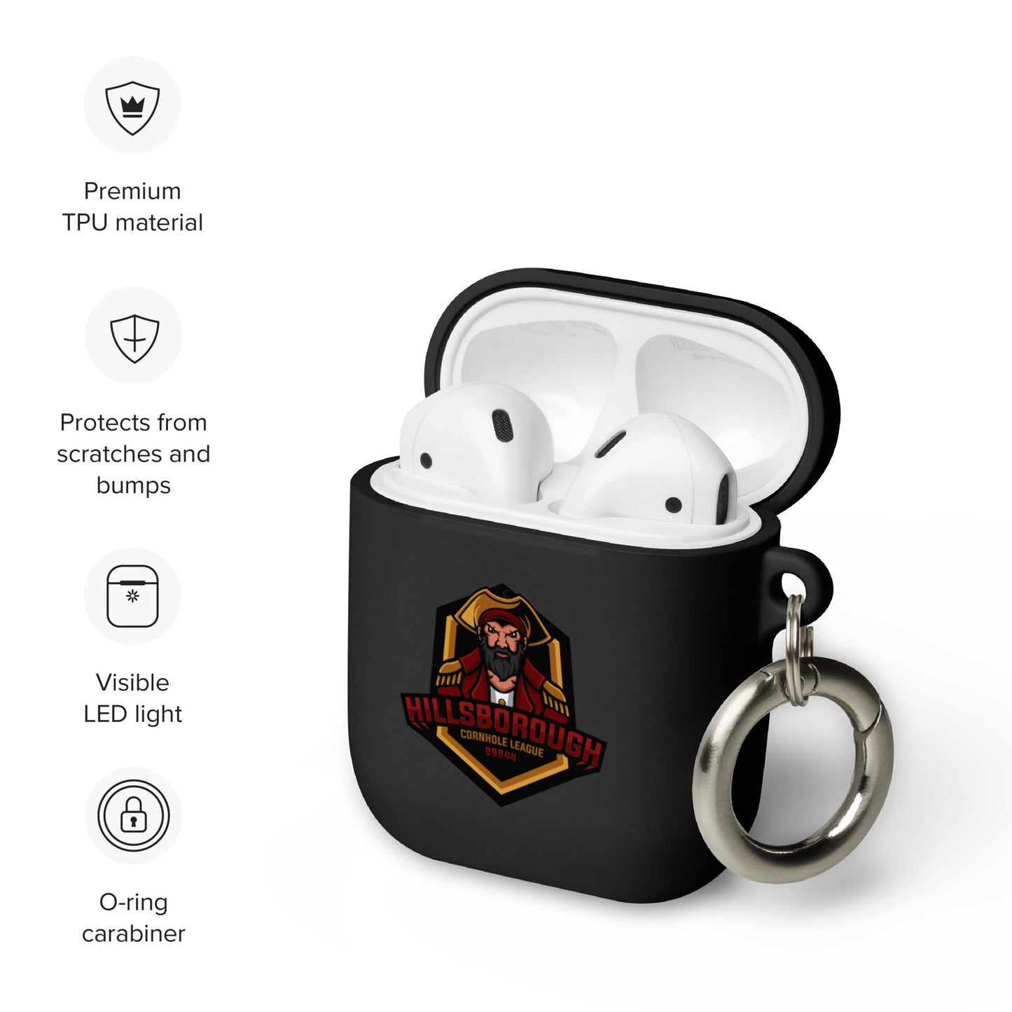 Hillsborough Cornhole AirPods case