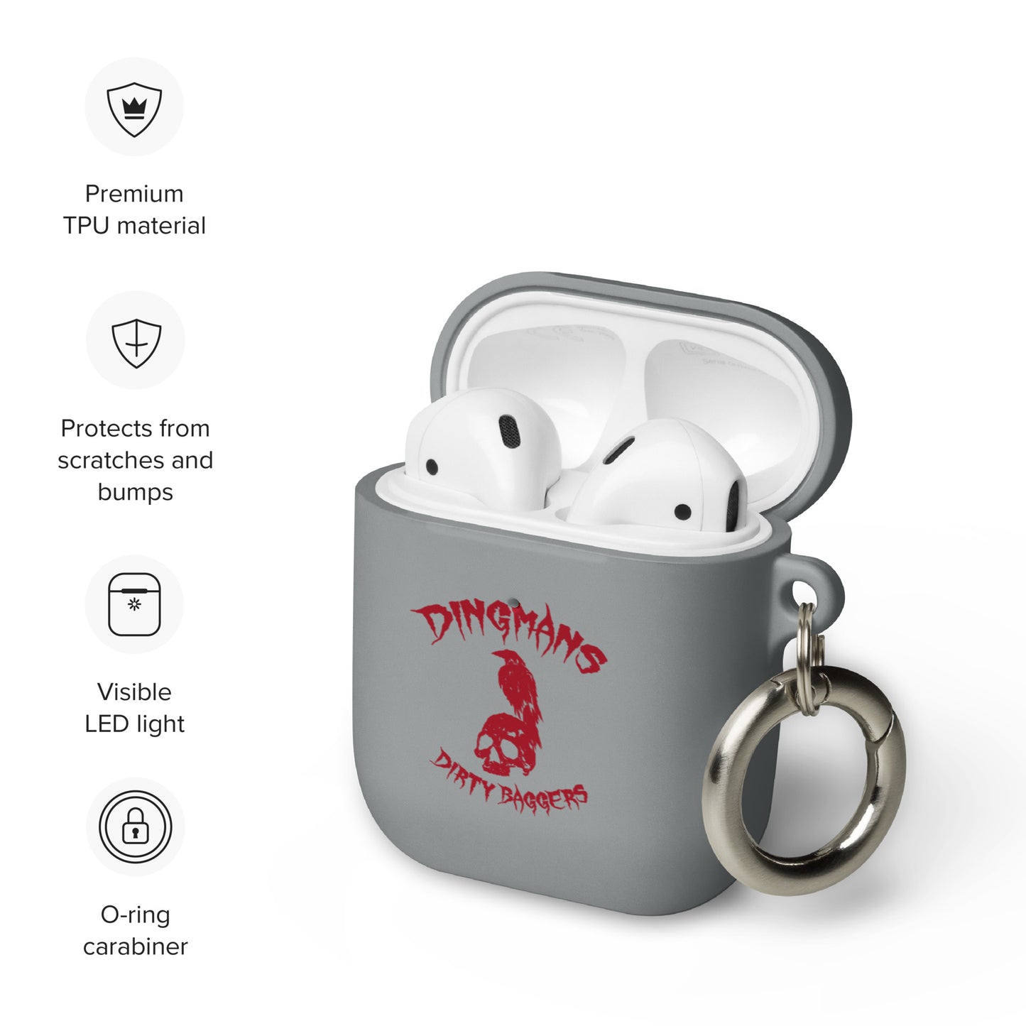 Dingmans Dirty Baggers Rubber Case for AirPods®
