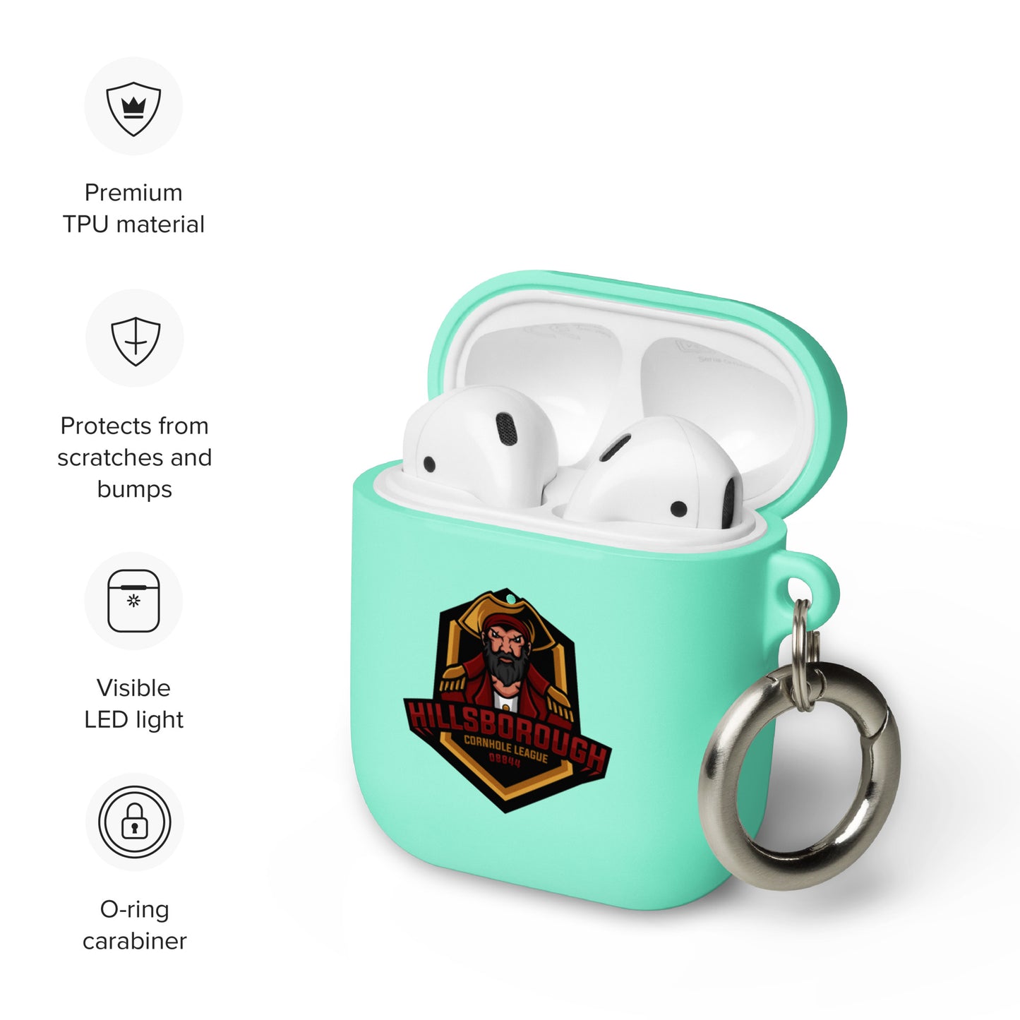 Hillsborough Cornhole AirPods case