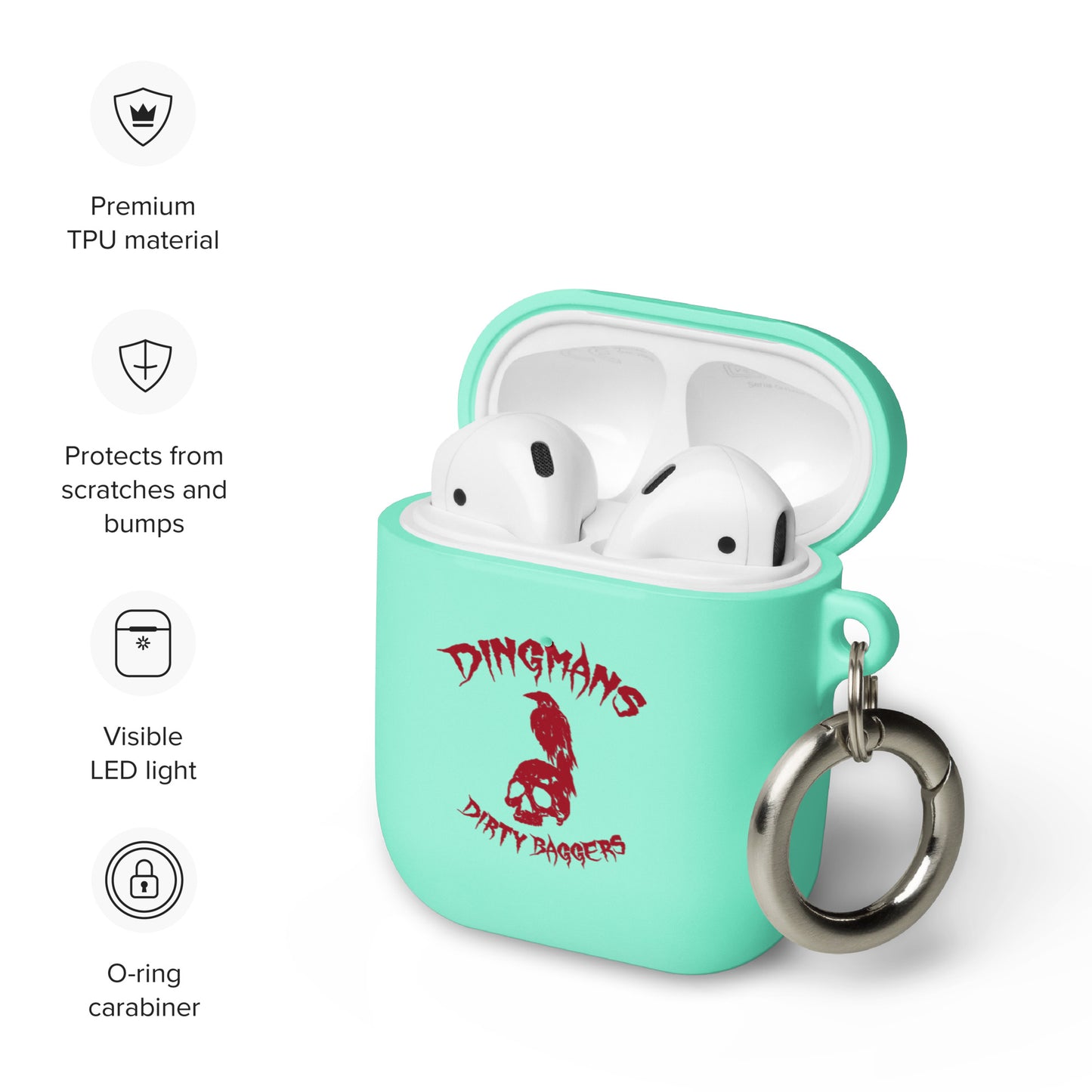 Dingmans Dirty Baggers Rubber Case for AirPods®
