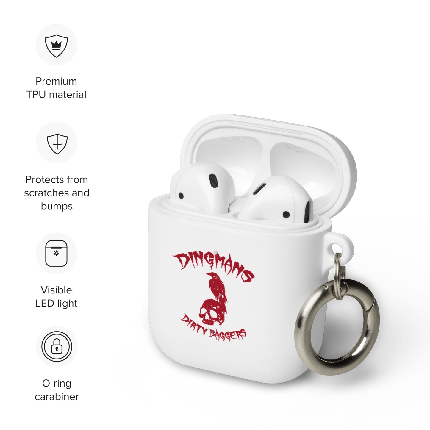 Dingmans Dirty Baggers Rubber Case for AirPods®