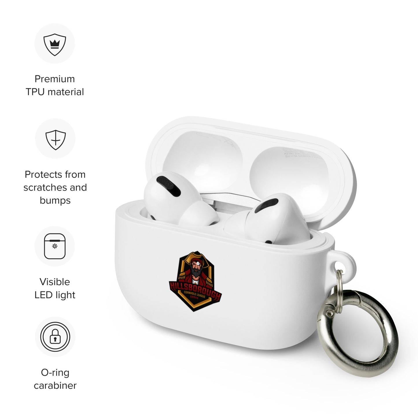 Hillsborough Cornhole AirPods case