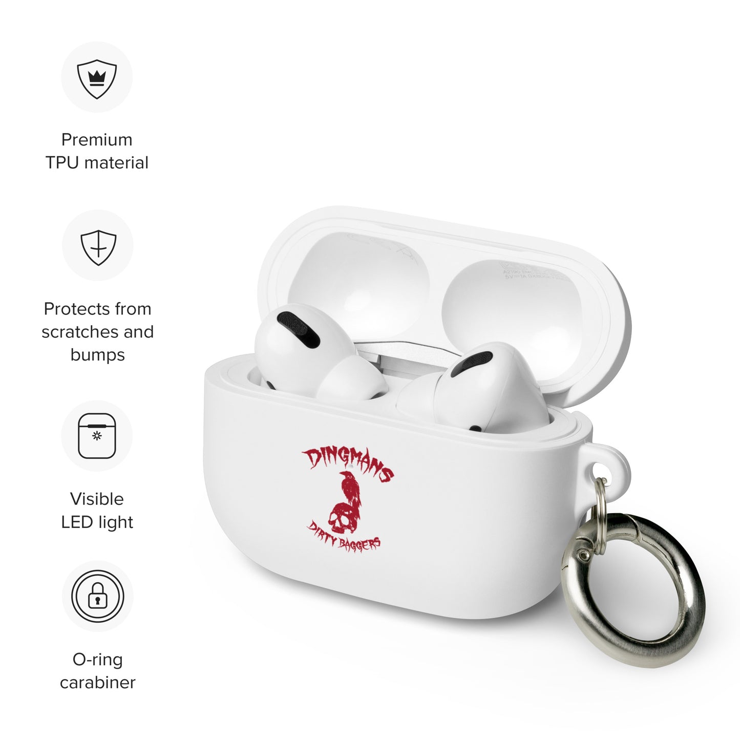 Dingmans Dirty Baggers Rubber Case for AirPods®