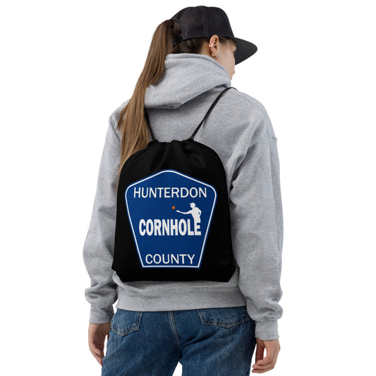 Hunterdon County Cornhole Drawstring bag