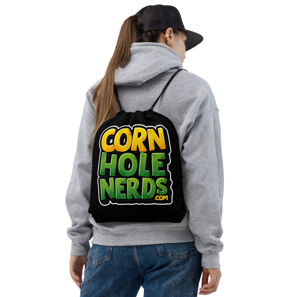 Cornhole Nerds Drawstring bag