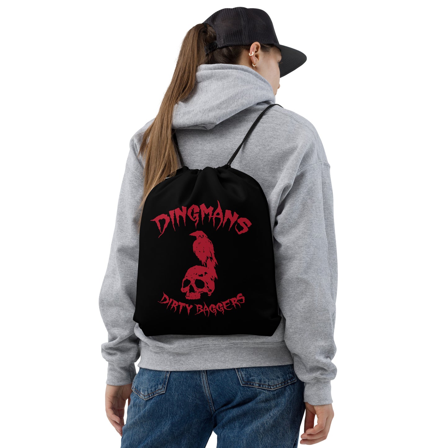 Dingmans Dirty Baggers Drawstring bag