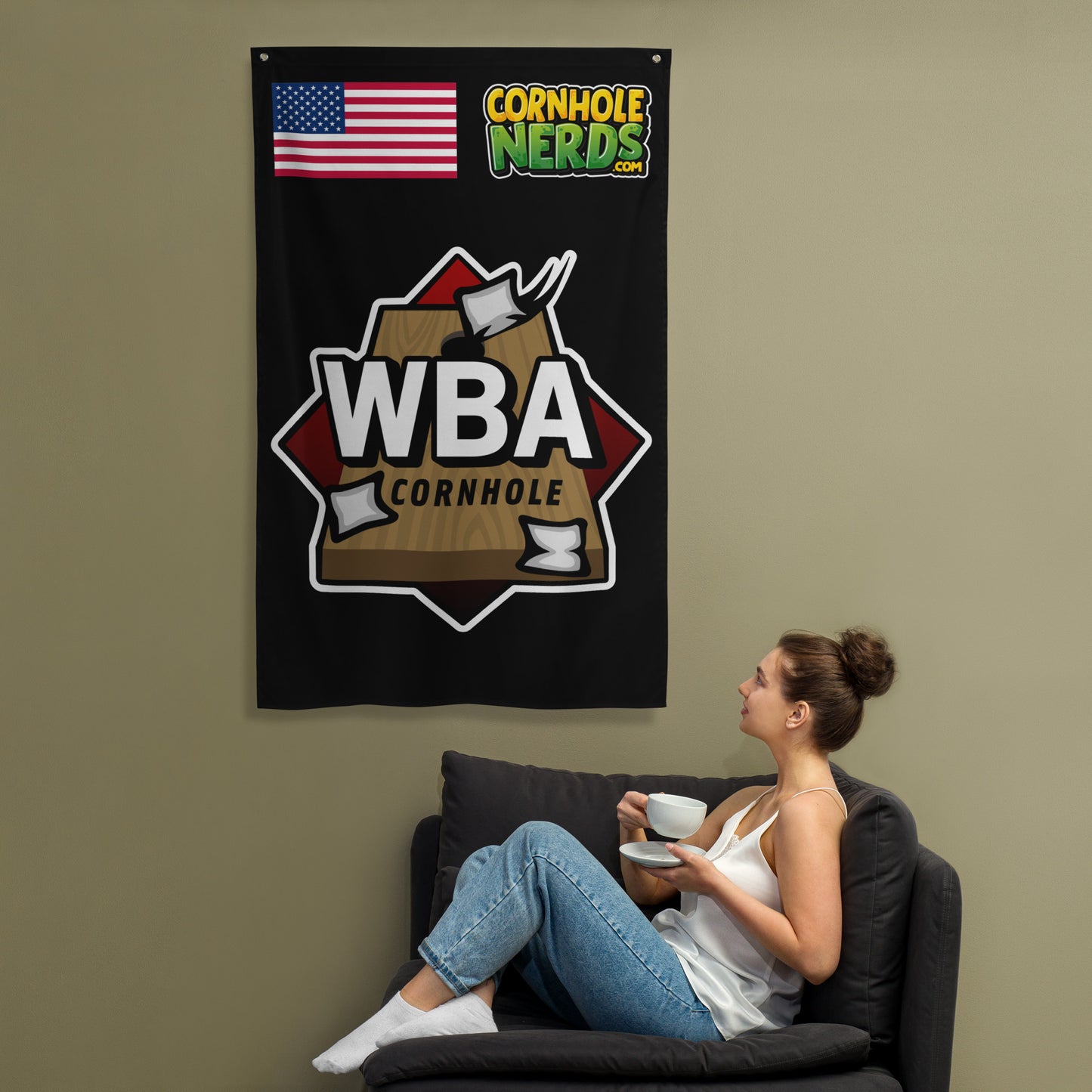 WBA Cornhole Flag