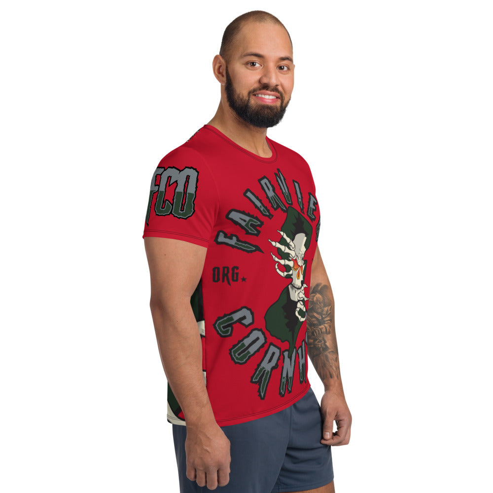 FCO(Red) Men's Athletic T-shirt