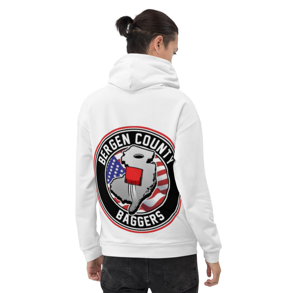 Bergen County Baggers(white) Unisex Hoodie