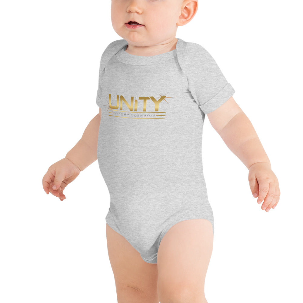 Unity Beyond Cornhole Baby short sleeve one piece