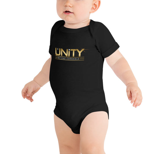 Unity Beyond Cornhole Baby short sleeve one piece