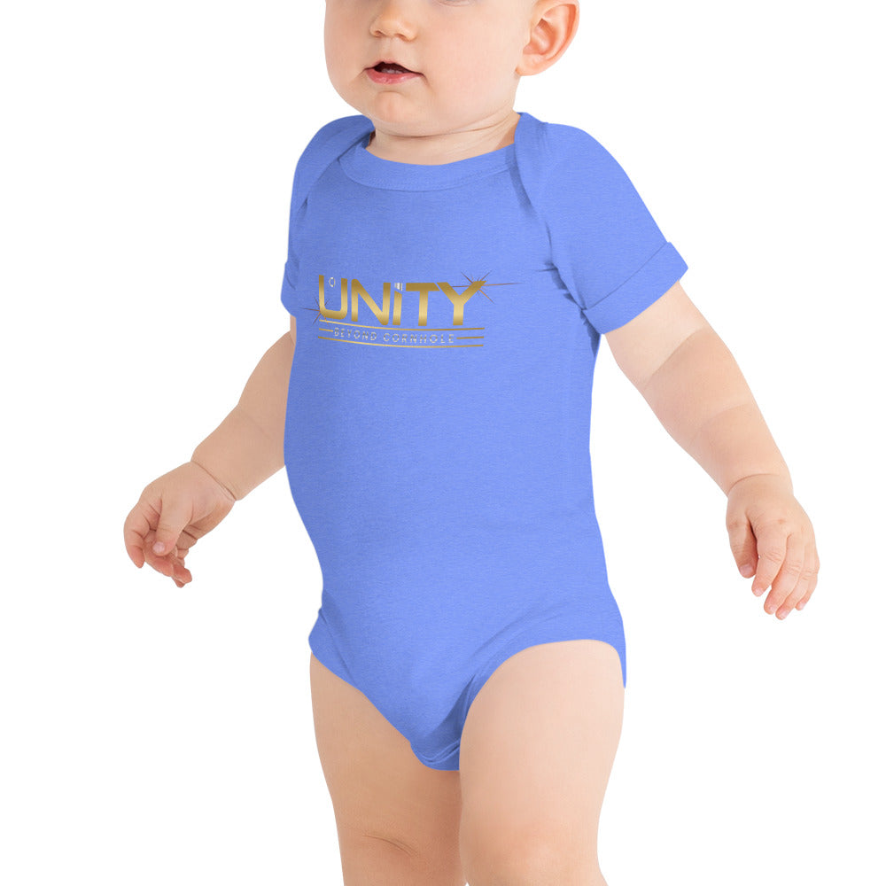 Unity Beyond Cornhole Baby short sleeve one piece