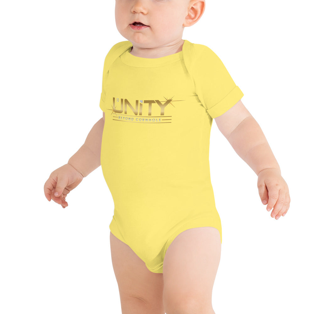 Unity Beyond Cornhole Baby short sleeve one piece