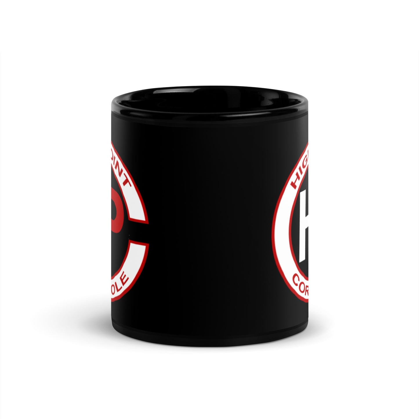 Highpoint Cornhole Black Glossy Mug