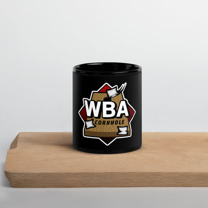 WBA Cornhole Black Glossy Mug