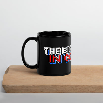 The Biggest Arms in Cornhole Black Glossy Mug