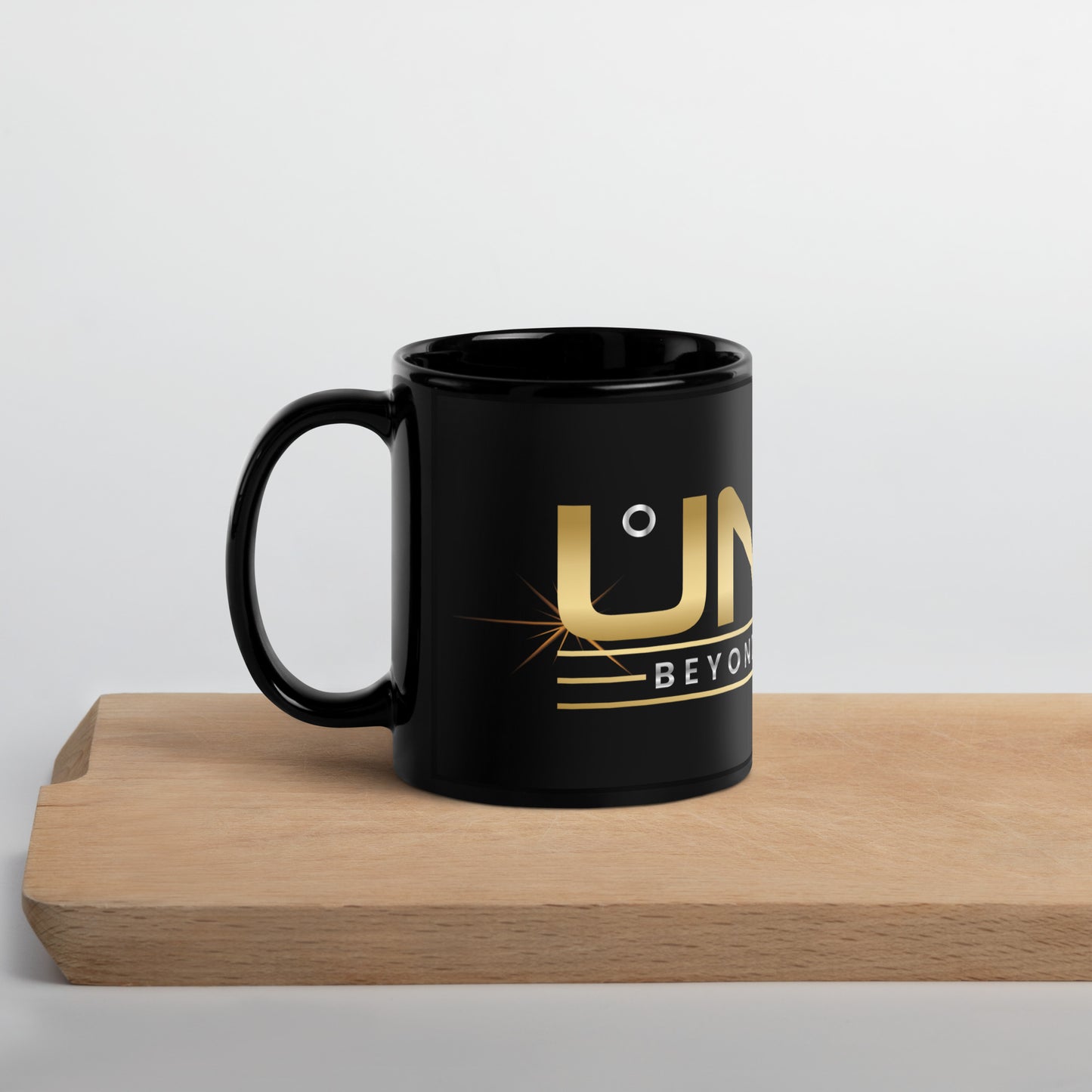 Unity Beyond Cornhole Black Glossy Mug