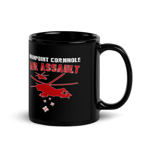 Highpoint Cornhole Black Glossy Mug