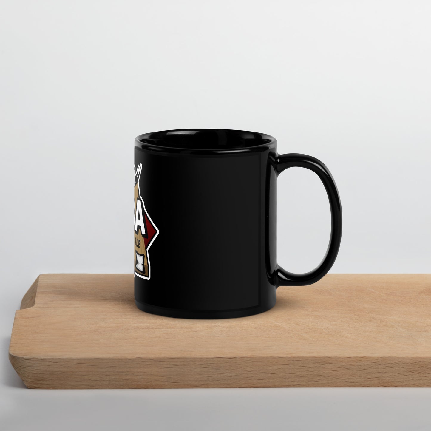 WBA Cornhole Black Glossy Mug