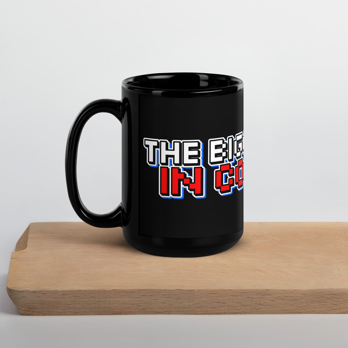 The Biggest Arms in Cornhole Black Glossy Mug