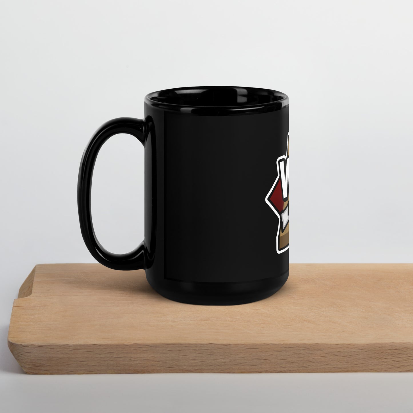 WBA Cornhole Black Glossy Mug