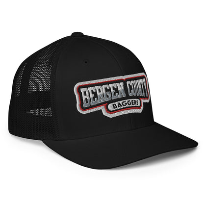 Bergen County Baggers flex fit mesh backed hat