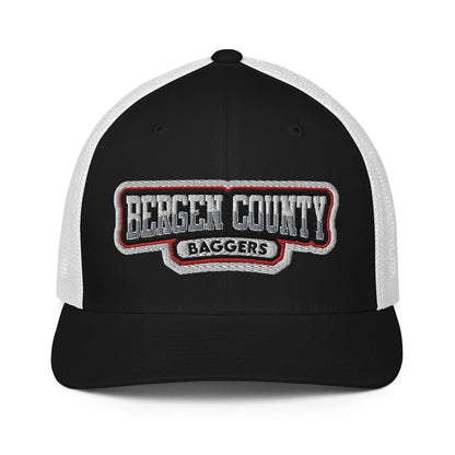 Bergen County Baggers flex fit mesh backed hat